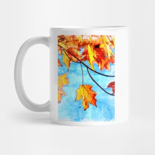 Typical Orange Autumn Leaves Mug